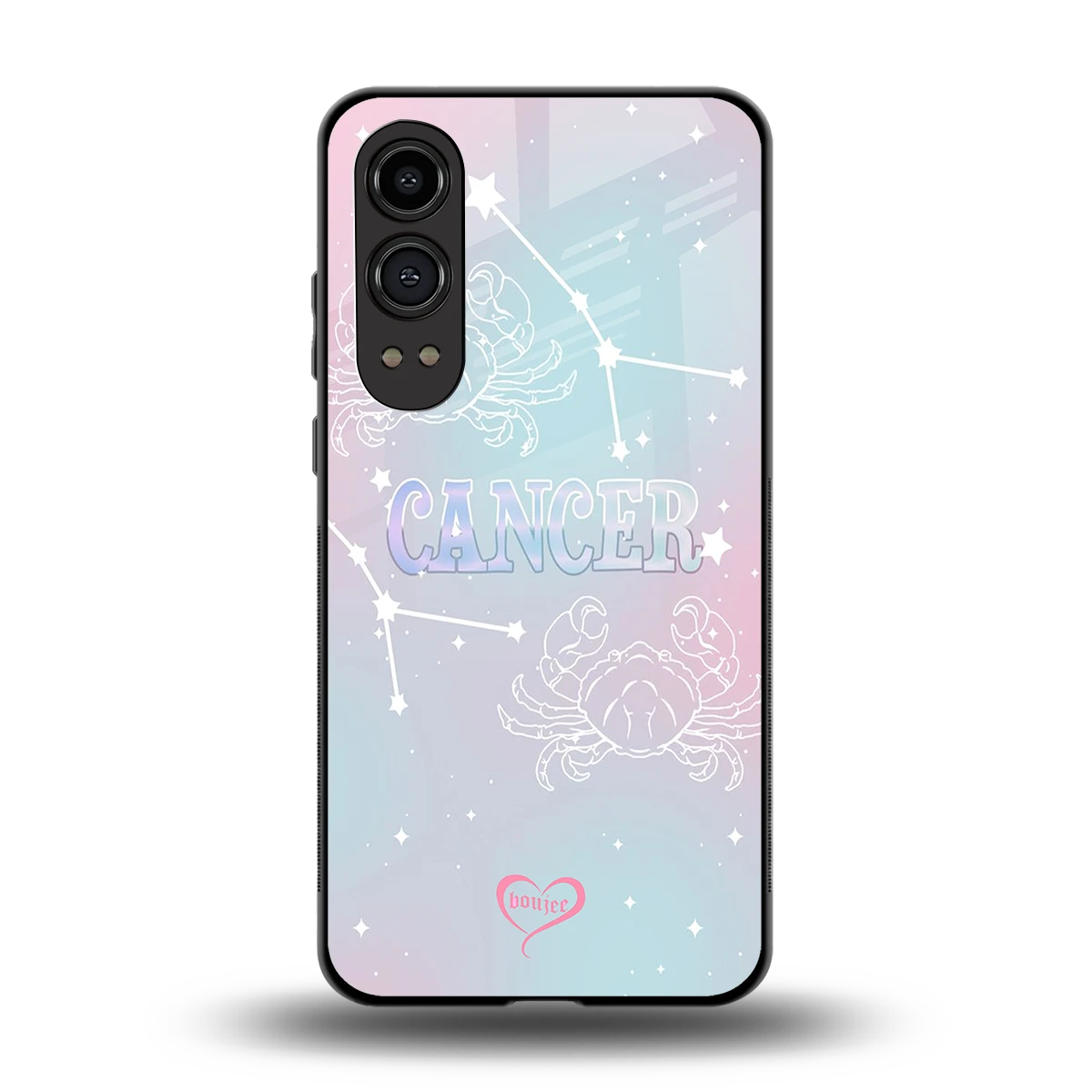 Cancer Aura back phone cover | glass case for oneplus nord ce 4 lite