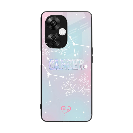 Cancer Aura back phone cover | glass case for oneplus nord ce 3 lite