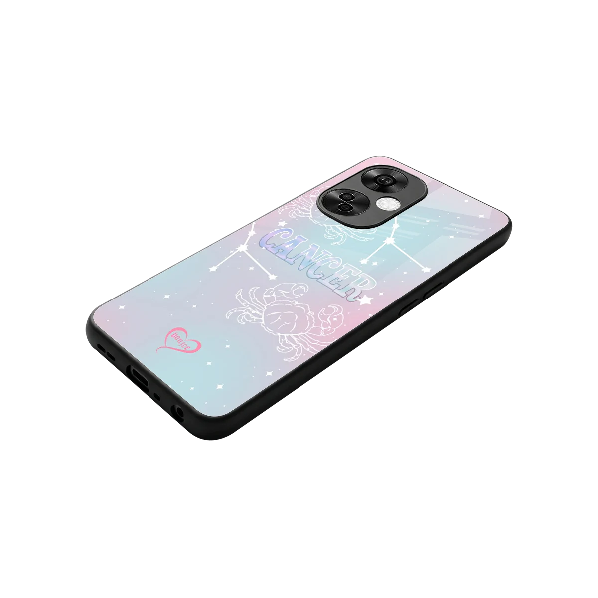 Cancer Aura stylish phone case for oneplus nord ce 3 lite | glossy glass and slim fit