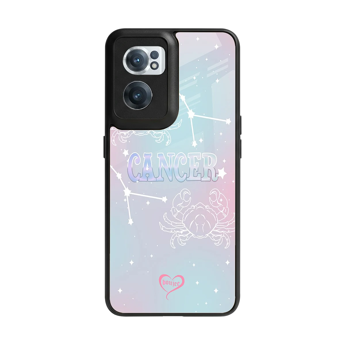 Cancer Aura back phone cover | glass case for oneplus nord ce 2