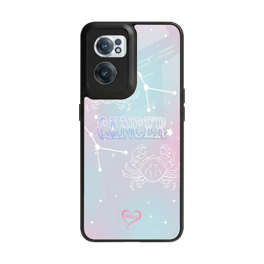 Cancer Aura back phone cover | glass case for oneplus nord ce 2