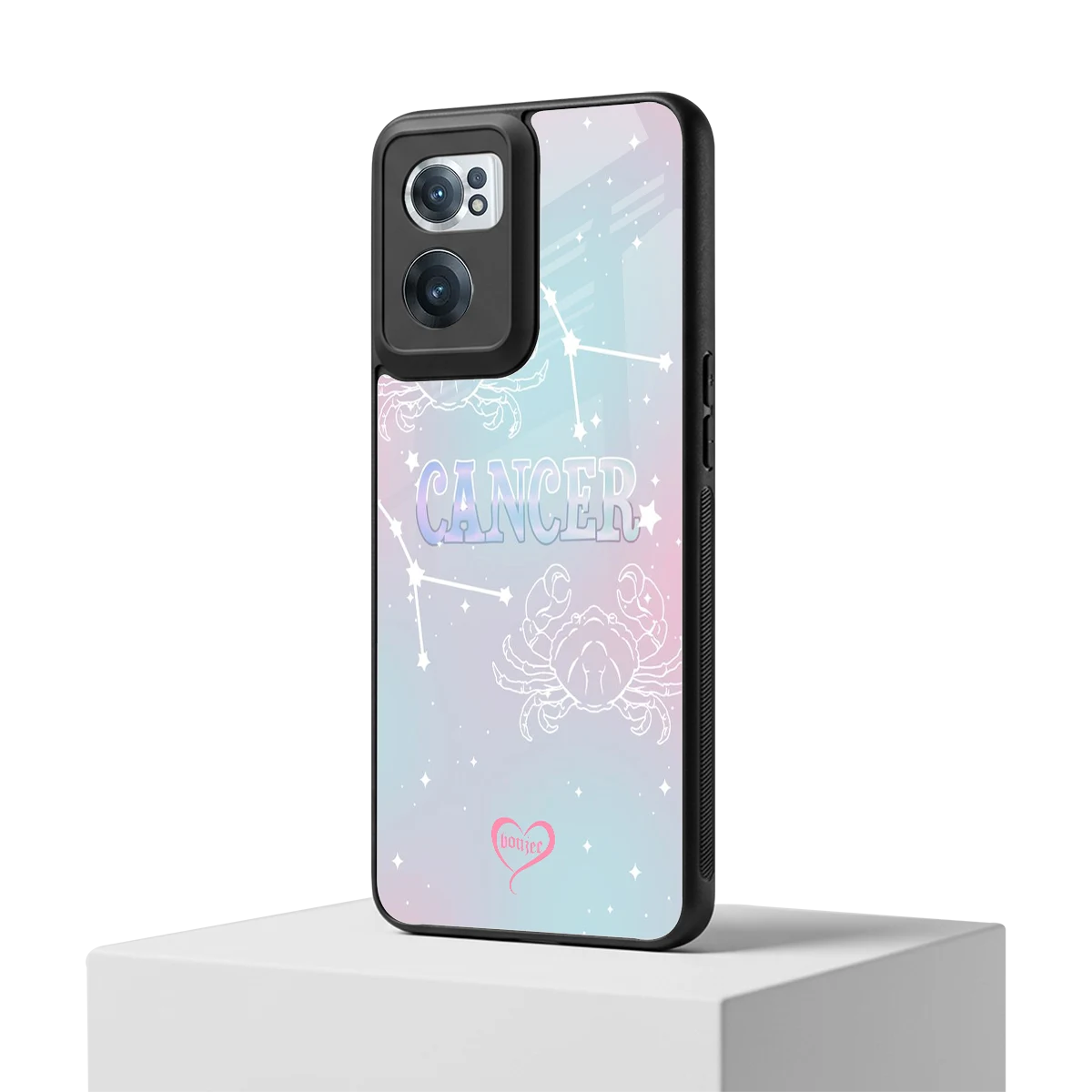 Cancer Aura oneplus nord ce 2 mobile cover | shockproof glass phone case