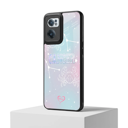Cancer Aura oneplus nord ce 2 mobile cover | shockproof glass phone case