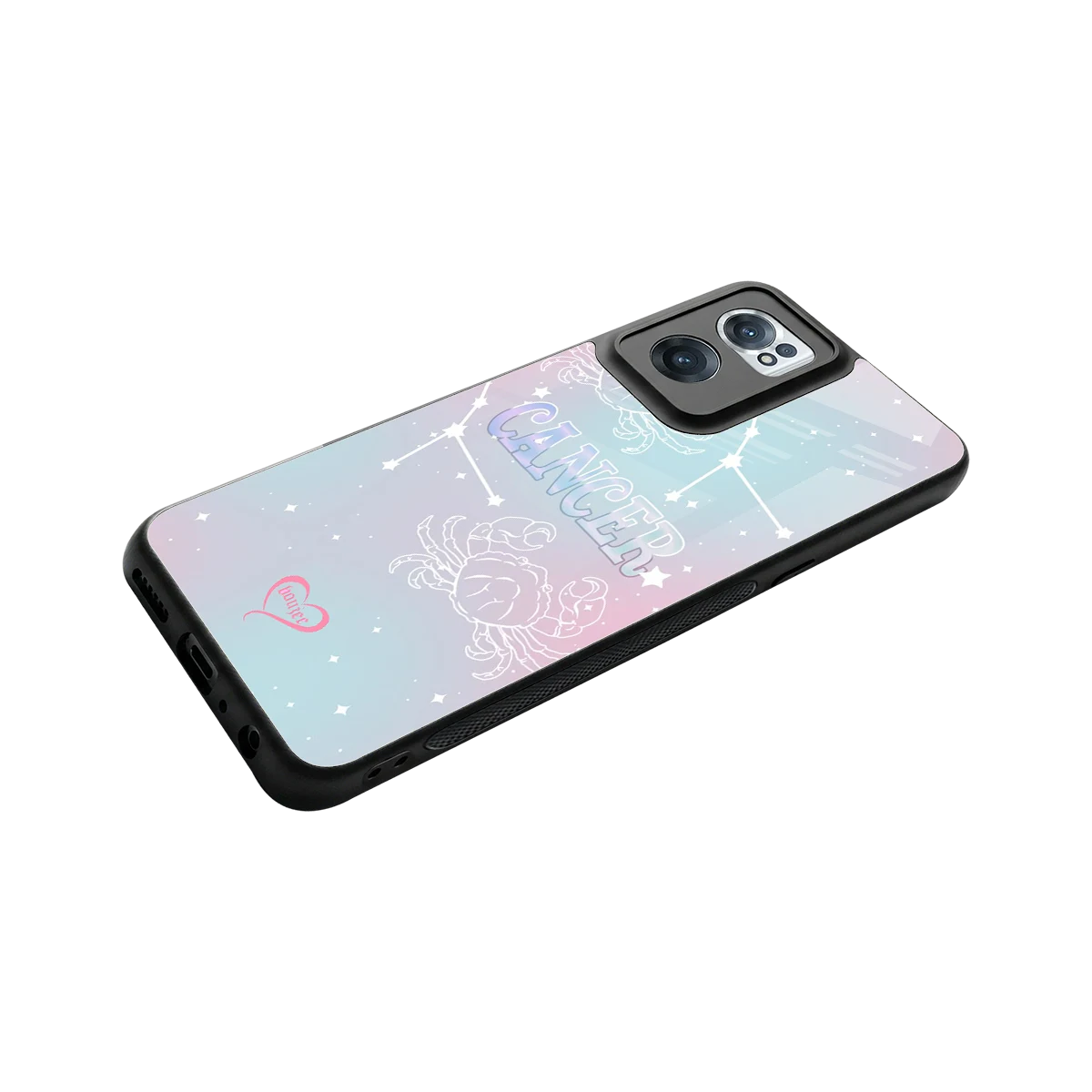 Cancer Aura stylish phone case for oneplus nord ce 2 | glossy glass and slim fit
