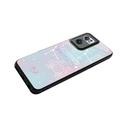 Cancer Aura stylish phone case for oneplus nord ce 2 | glossy glass and slim fit