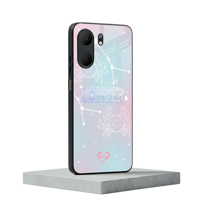 Cancer Aura oppo a5x 5g mobile cover | shockproof glass phone case