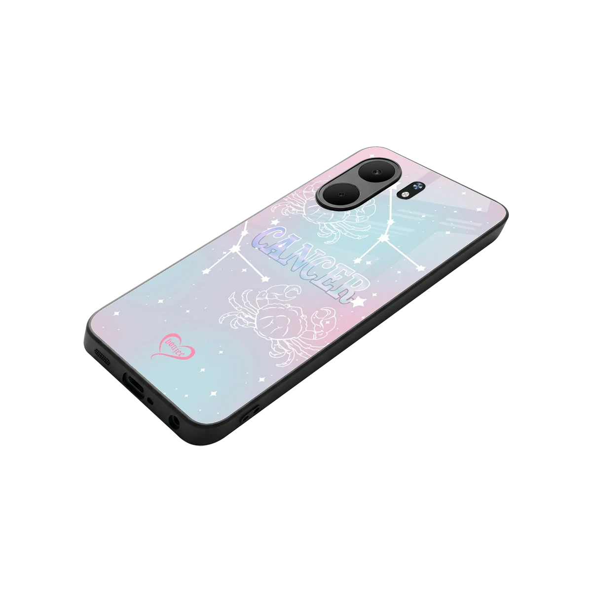 Cancer Aura stylish phone case for oppo a5x 5g | glossy glass and slim fit