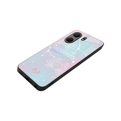 Cancer Aura stylish phone case for oppo a5x 5g | glossy glass and slim fit