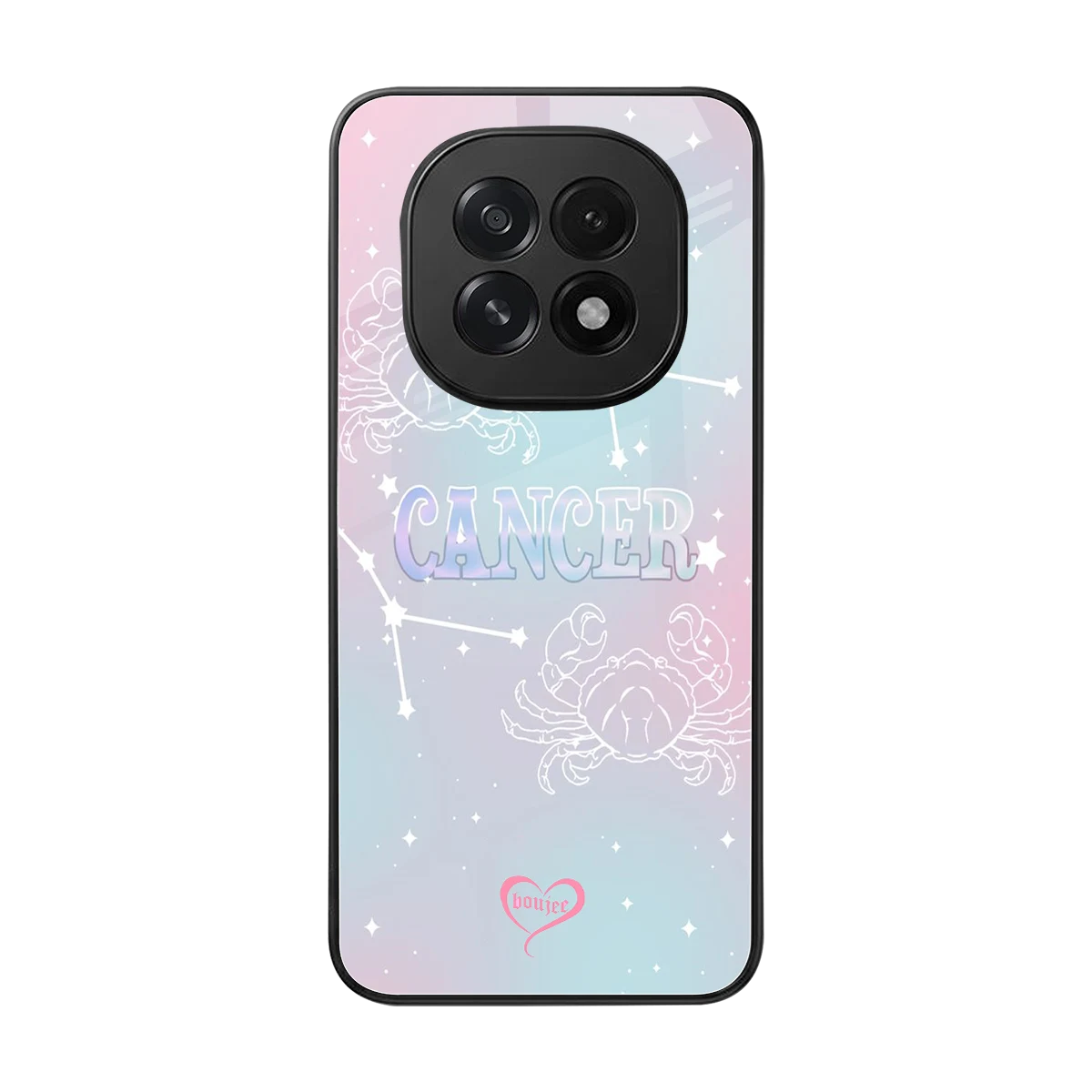 Cancer Aura back phone cover | glass case for oppo f29 5g