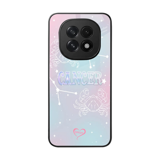 Cancer Aura back phone cover | glass case for oppo f29 5g