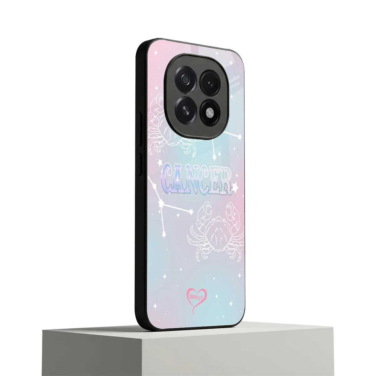 Cancer Aura oppo f29 5g mobile cover | shockproof glass phone case