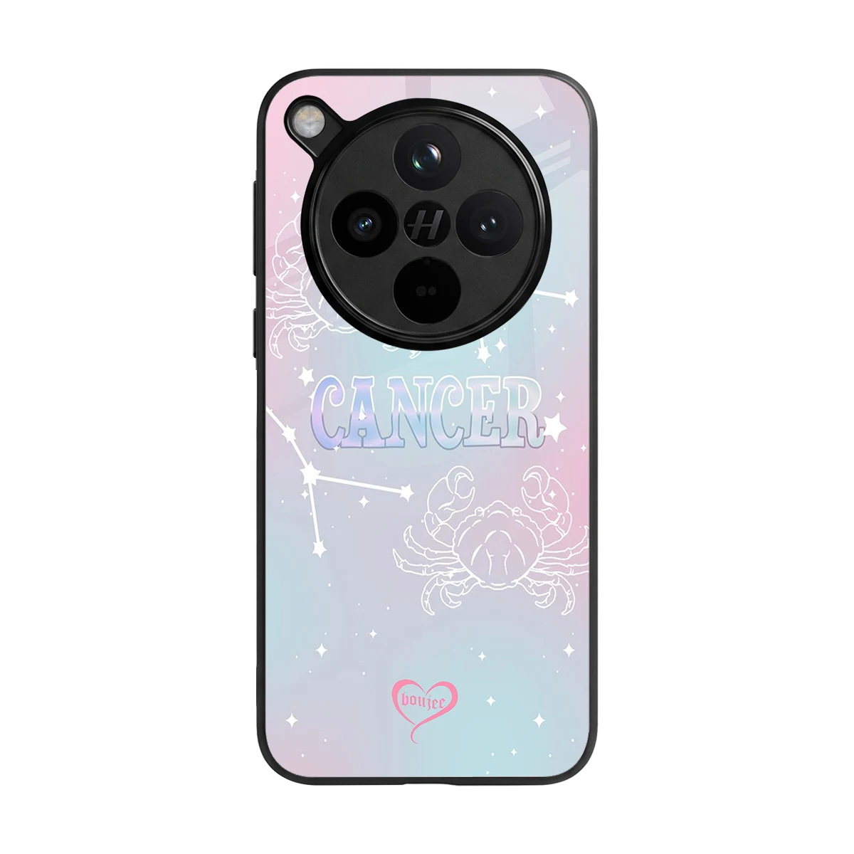 Cancer Aura back phone cover | glass case for oppo find x8