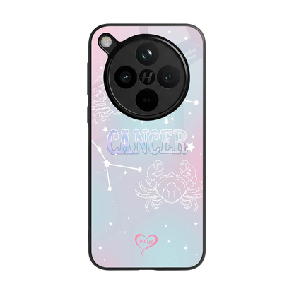 Cancer Aura back phone cover | glass case for oppo find x8