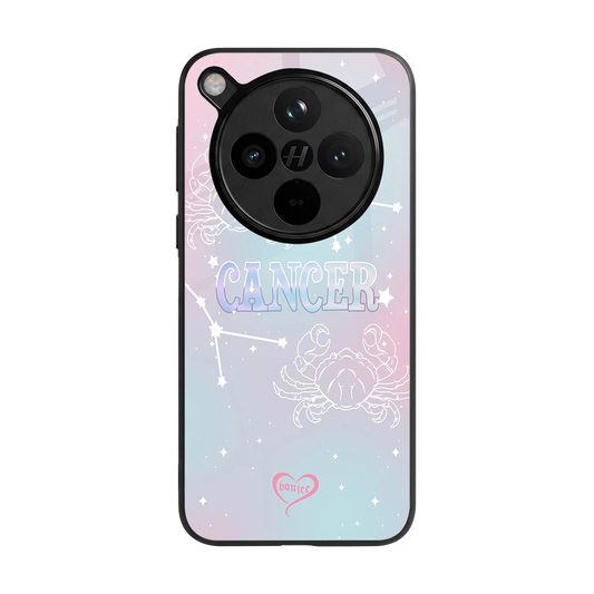 Cancer Aura back phone cover | glass case for oppo find x8