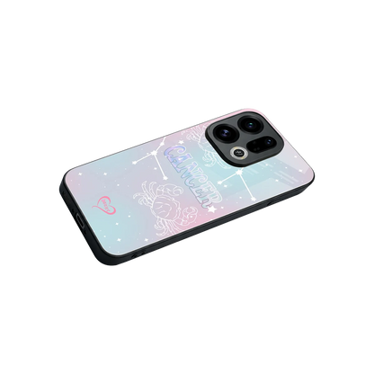 Cancer Aura stylish phone case for oppo find x9 | glossy glass and slim fit