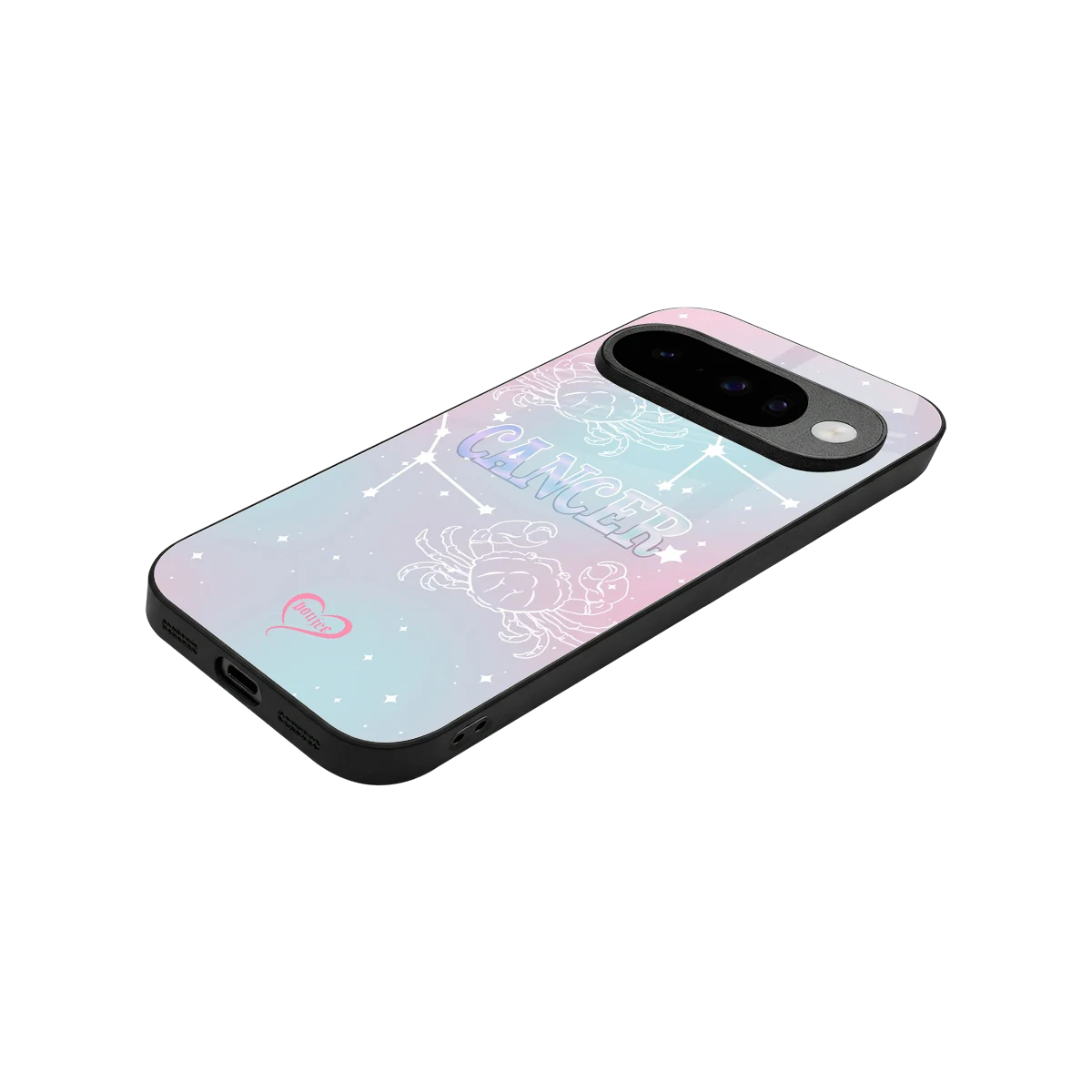 Cancer Aura stylish phone case for google pixel 10 | glossy glass and slim fit