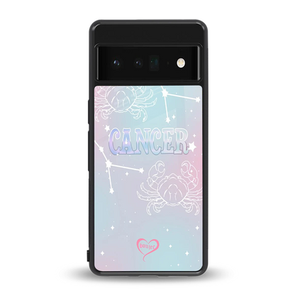 Cancer Aura back phone cover | glass case for google pixel 6 pro