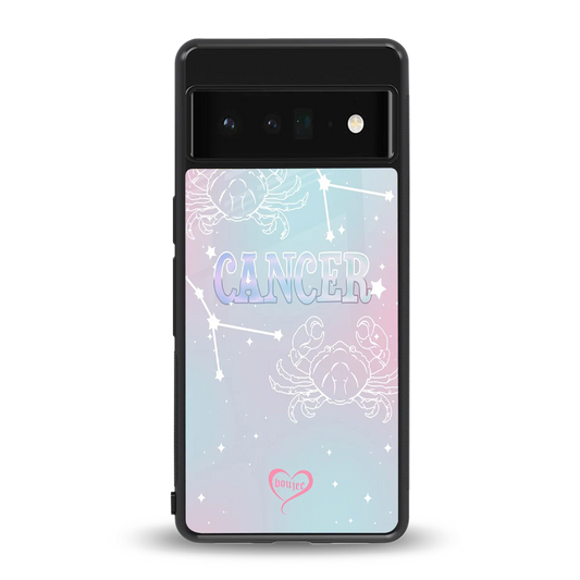 Cancer Aura back phone cover | glass case for google pixel 6 pro