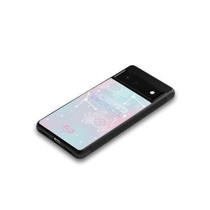 Cancer Aura google pixel 6a mobile cover | shockproof glass phone case