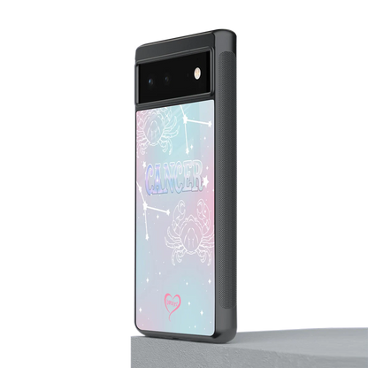 Cancer Aura stylish phone case for google pixel 6 | glossy glass and slim fit