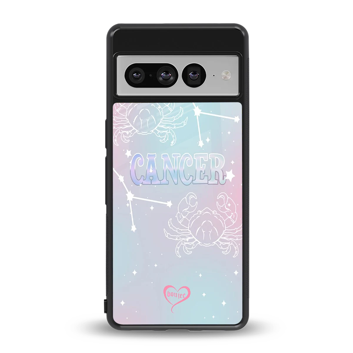 Cancer Aura back phone cover | glass case for google pixel 7 pro