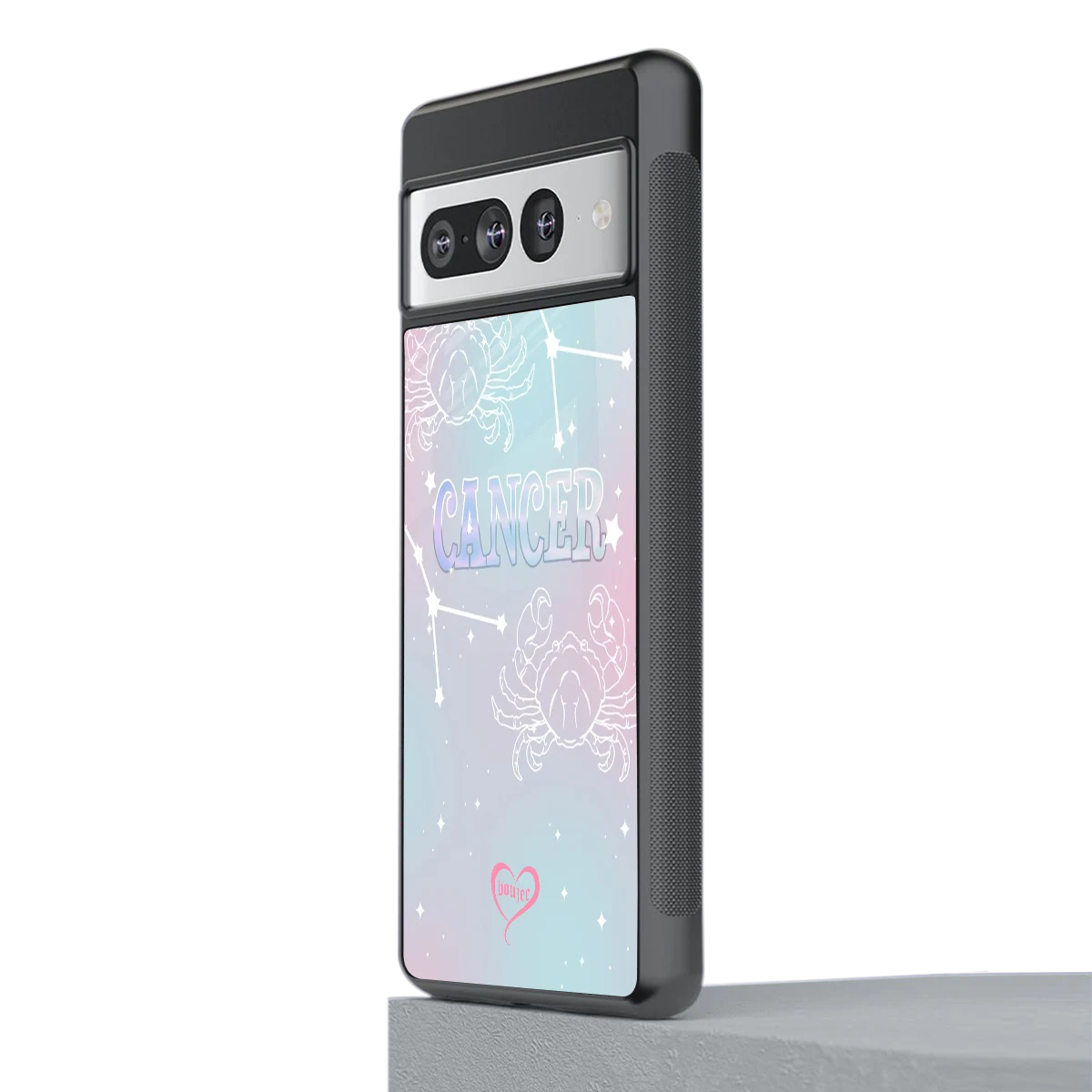 Cancer Aura stylish phone case for google pixel 7 pro | glossy glass and slim fit