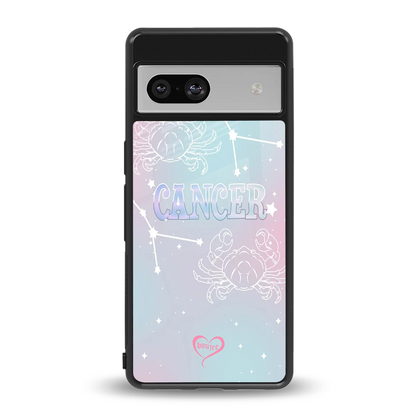 Cancer Aura back phone cover | glass case for google pixel 7
