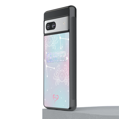 Cancer Aura stylish phone case for google pixel 7 | glossy glass and slim fit