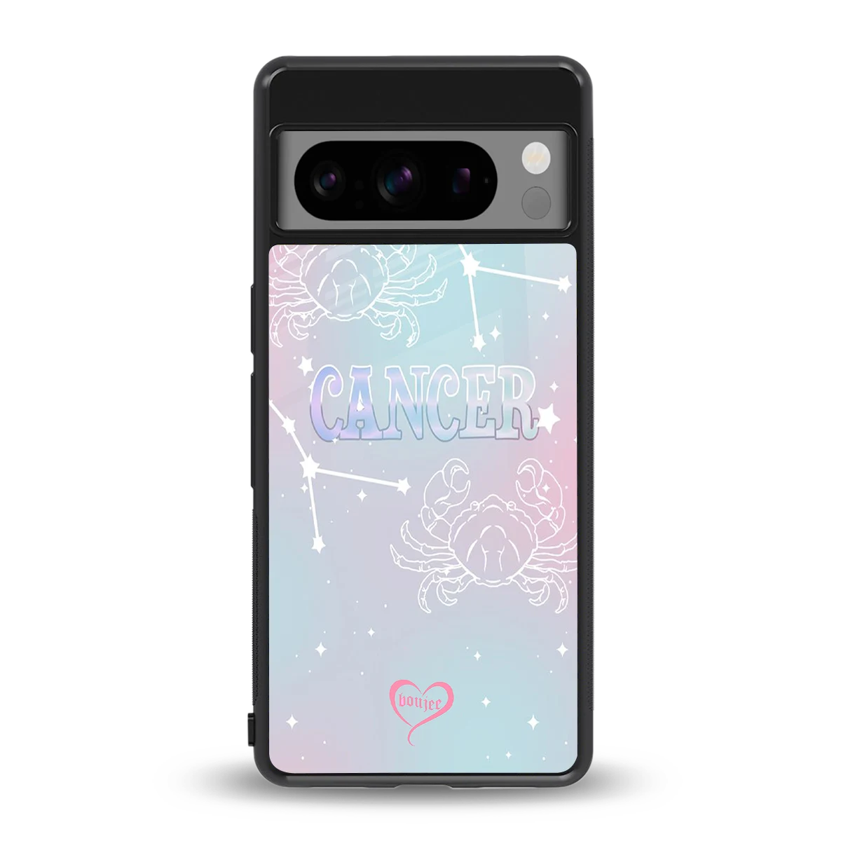 Cancer Aura back phone cover | glass case for google pixel 8 pro