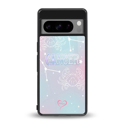 Cancer Aura back phone cover | glass case for google pixel 8 pro