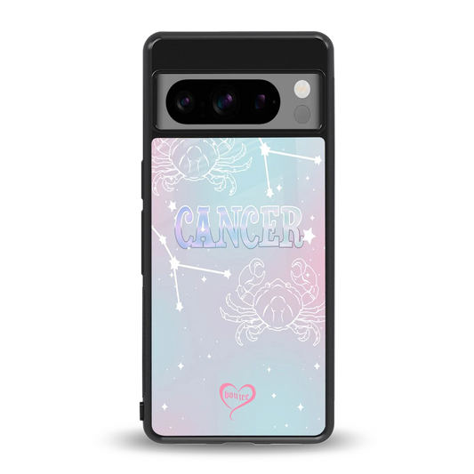 Cancer Aura back phone cover | glass case for google pixel 8 pro