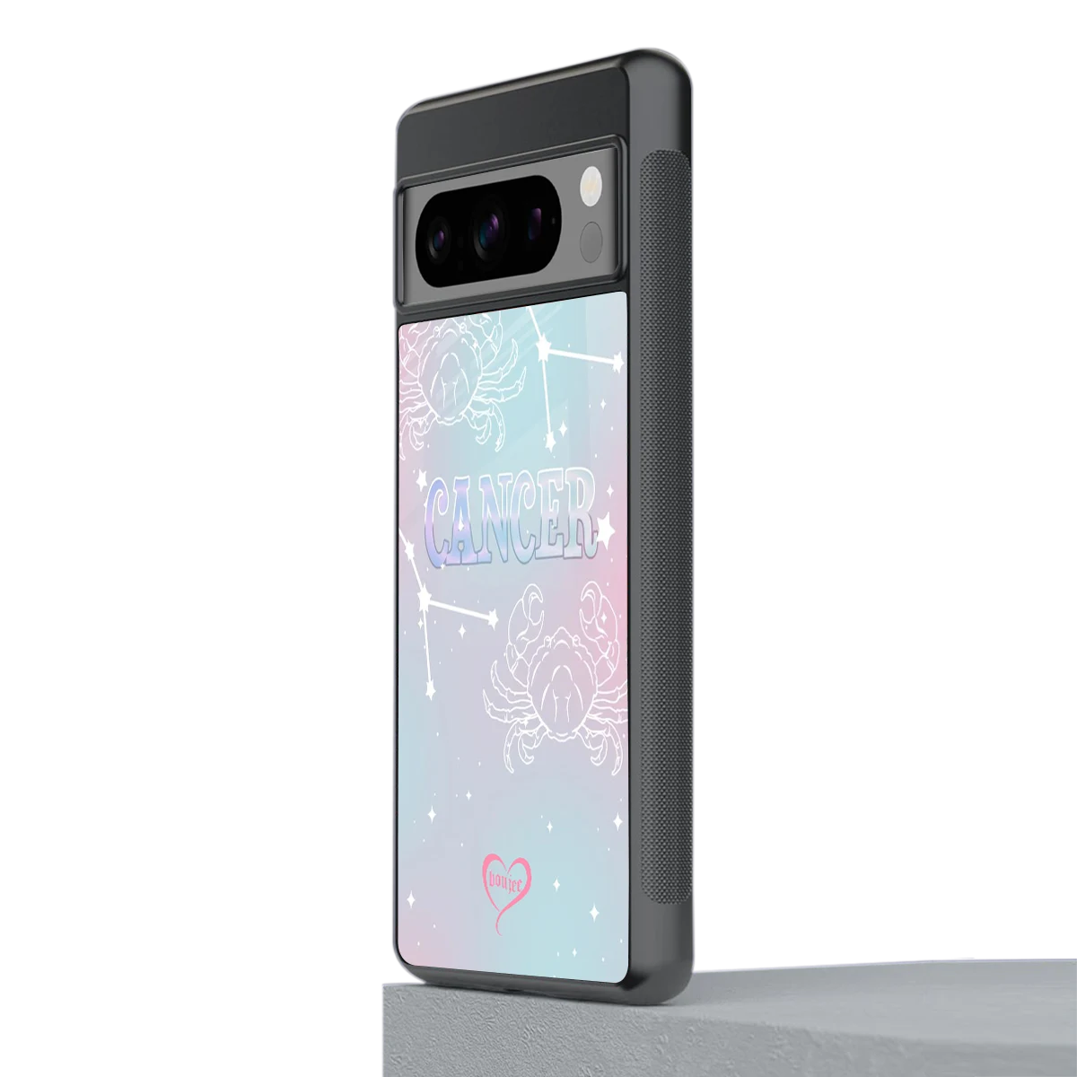 Cancer Aura stylish phone case for google pixel 8 pro | glossy glass and slim fit