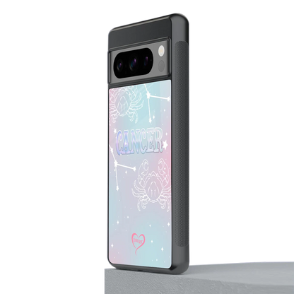 Cancer Aura stylish phone case for google pixel 8 pro | glossy glass and slim fit