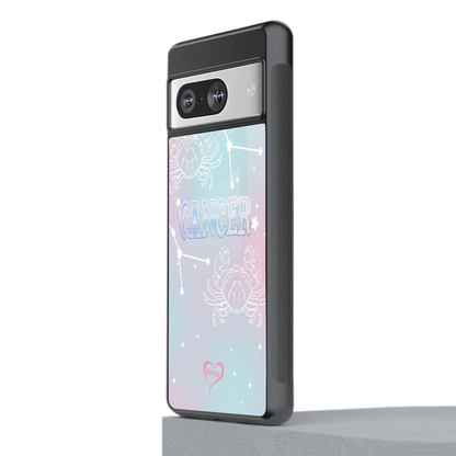 Cancer Aura stylish phone case for google pixel 8 | glossy glass and slim fit
