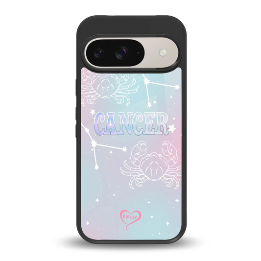 Cancer Aura back phone cover | glass case for google pixel 9