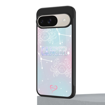 Cancer Aura google pixel 9 mobile cover | shockproof glass phone case