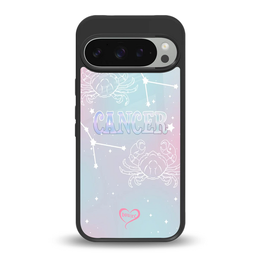 Cancer Aura back phone cover | glass case for google pixel 9 pro