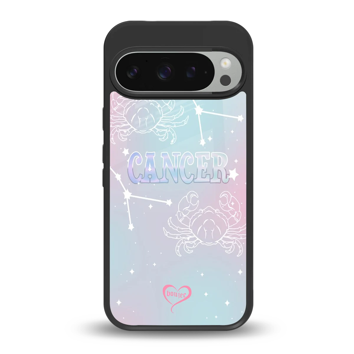 Cancer Aura back phone cover | glass case for google pixel 9 pro xl