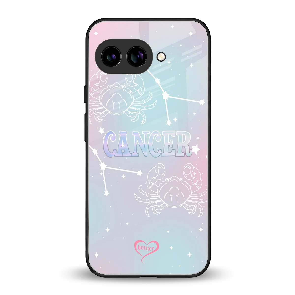 Cancer Aura back phone cover | glass case for google pixel 9a