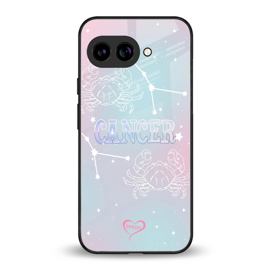 Cancer Aura back phone cover | glass case for google pixel 9a