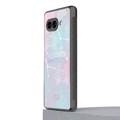 Cancer Aura google pixel 9a mobile cover | shockproof glass phone case