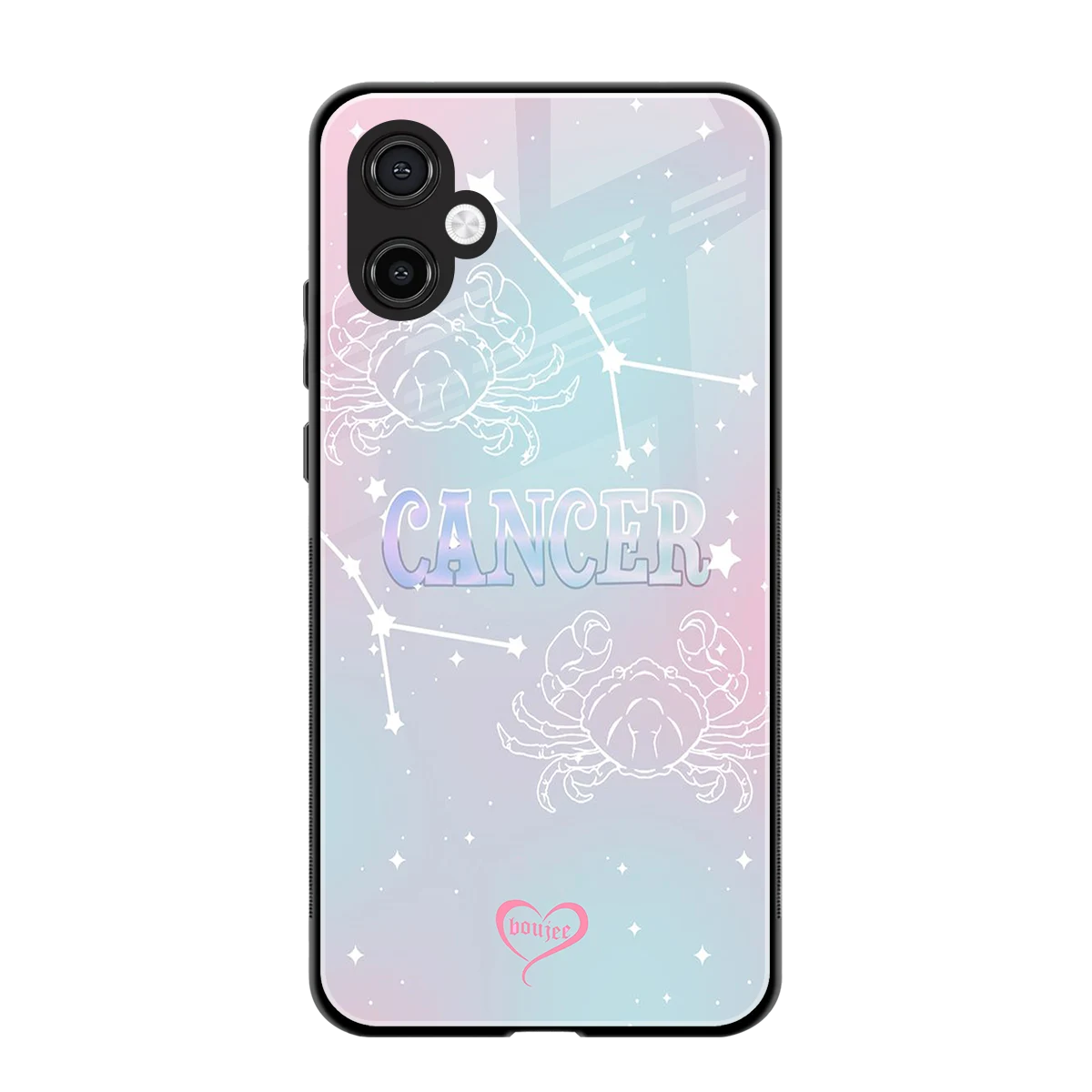 Cancer Aura back phone cover | glass case for samsung galaxy a06 5g