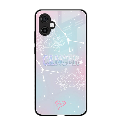 Cancer Aura back phone cover | glass case for samsung galaxy a06 5g
