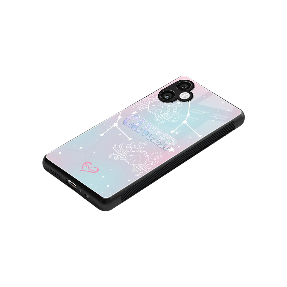 Cancer Aura stylish phone case for samsung galaxy a06 5g | glossy glass and slim fit