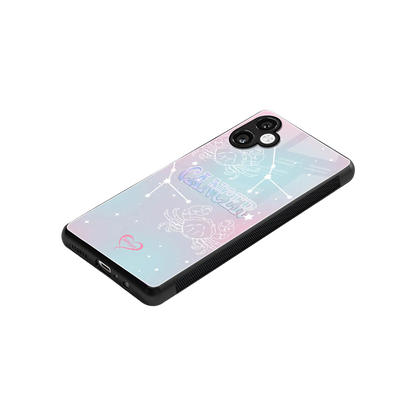 Cancer Aura stylish phone case for samsung galaxy a06 5g | glossy glass and slim fit