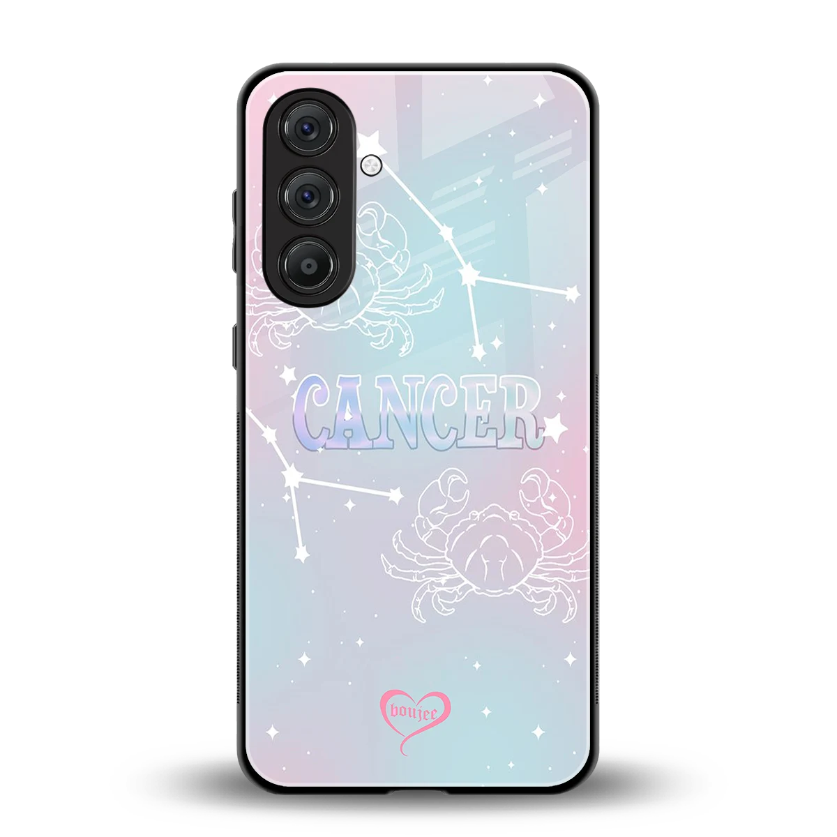 Cancer Aura back phone cover | glass case for samsung galaxy a37 5g