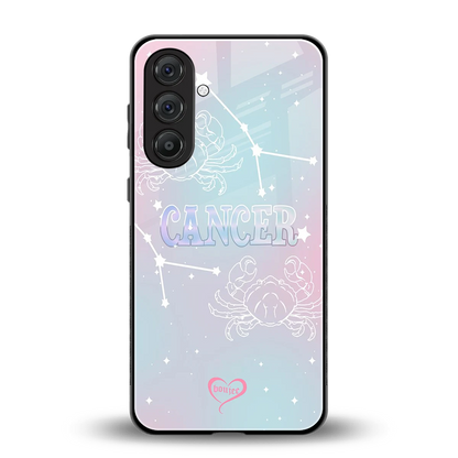 Cancer Aura back phone cover | glass case for samsung galaxy a37 5g