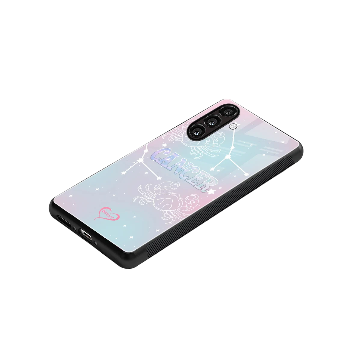 Cancer Aura stylish phone case for samsung galaxy a37 5g | glossy glass and slim fit