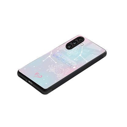 Cancer Aura stylish phone case for samsung galaxy a37 5g | glossy glass and slim fit