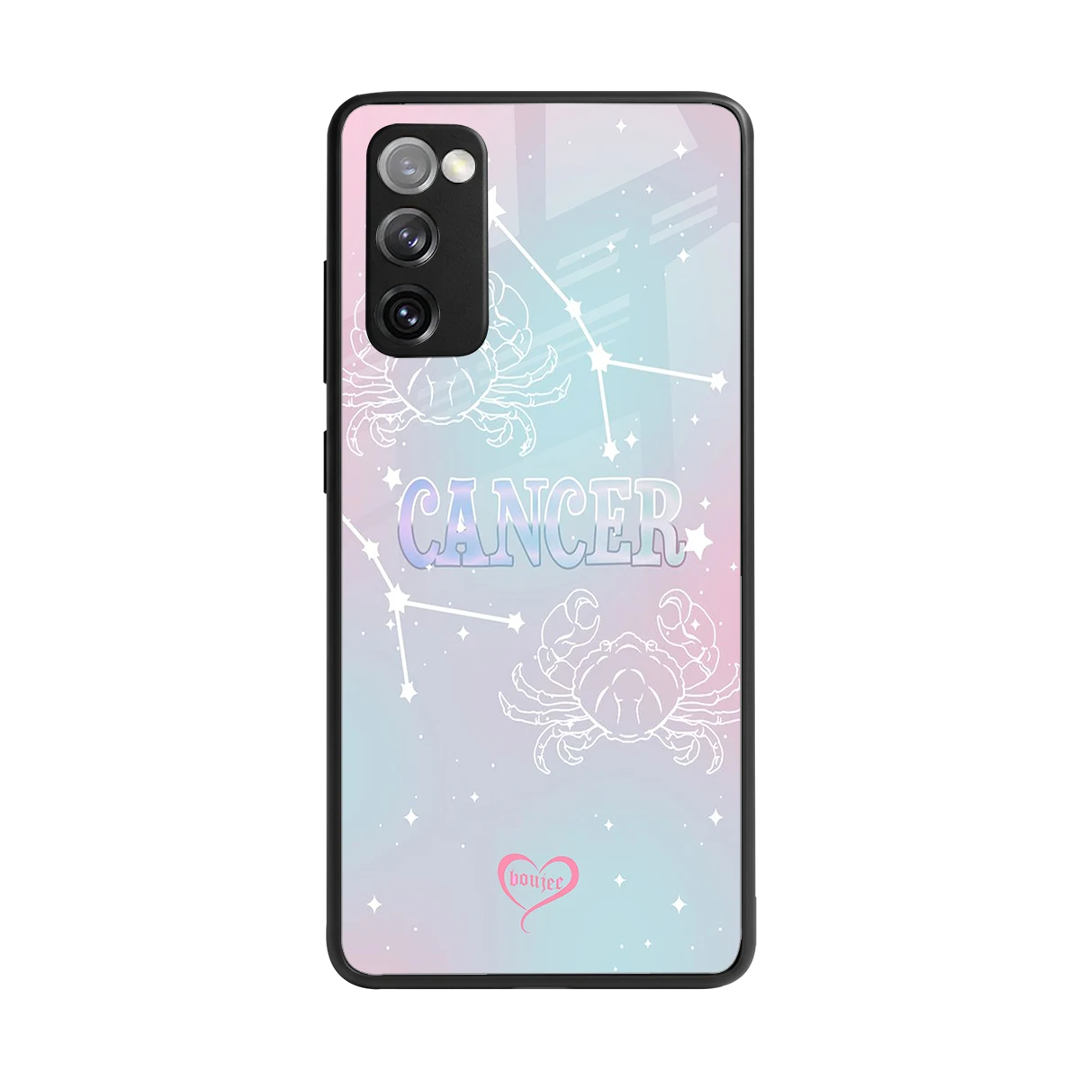 Cancer Aura back phone cover | glass case for samsung galaxy s20 fe